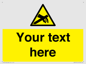 Custom Anti-Static Warning Sign